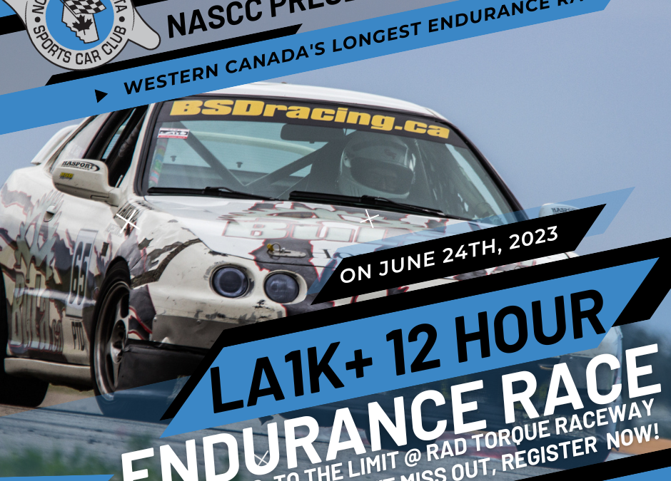 LA1K+ 12 HOUR ENdurance RACE – JUNe 24